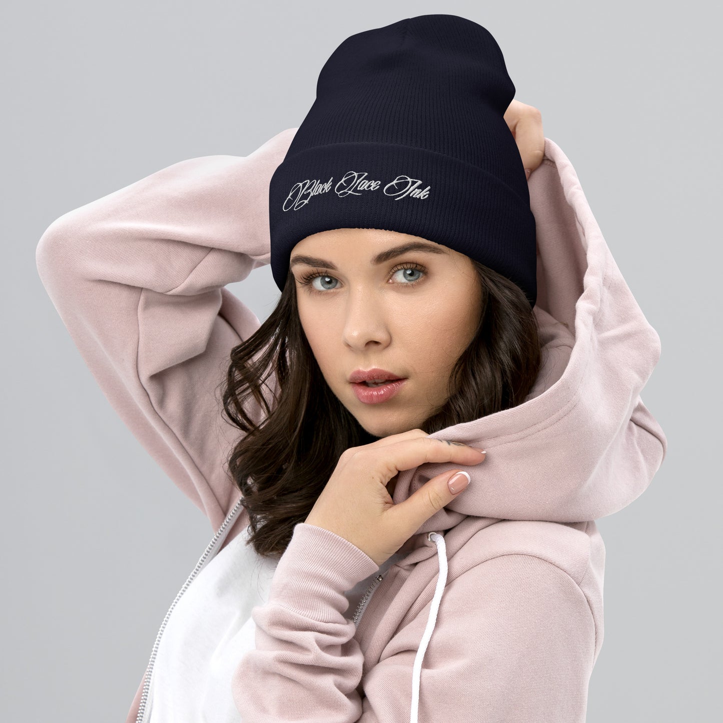 Black Lace Beanie