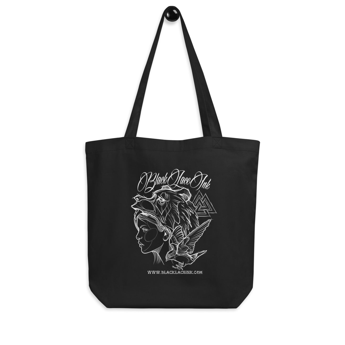 Black Lace Tote