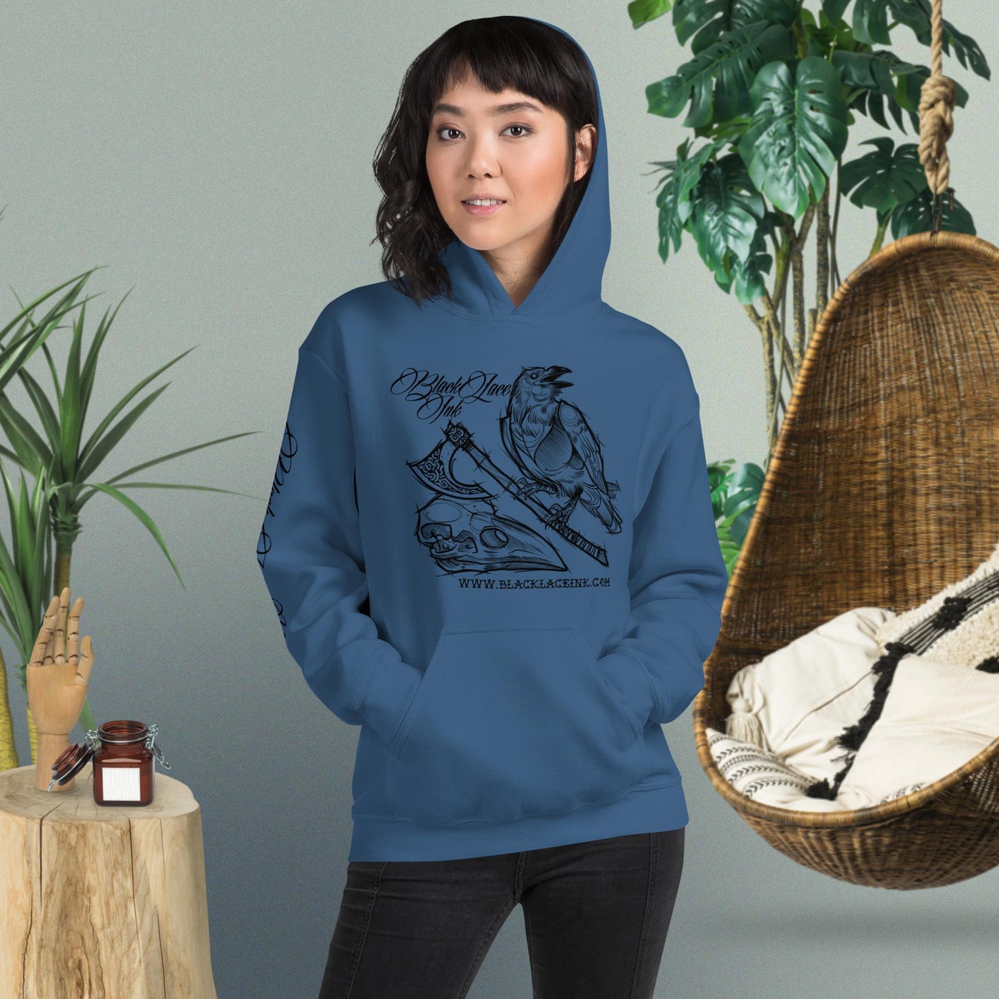 Black Raven Hoodie