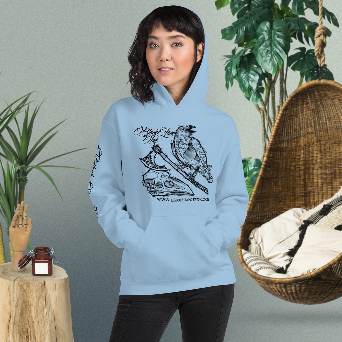 Black Raven Hoodie