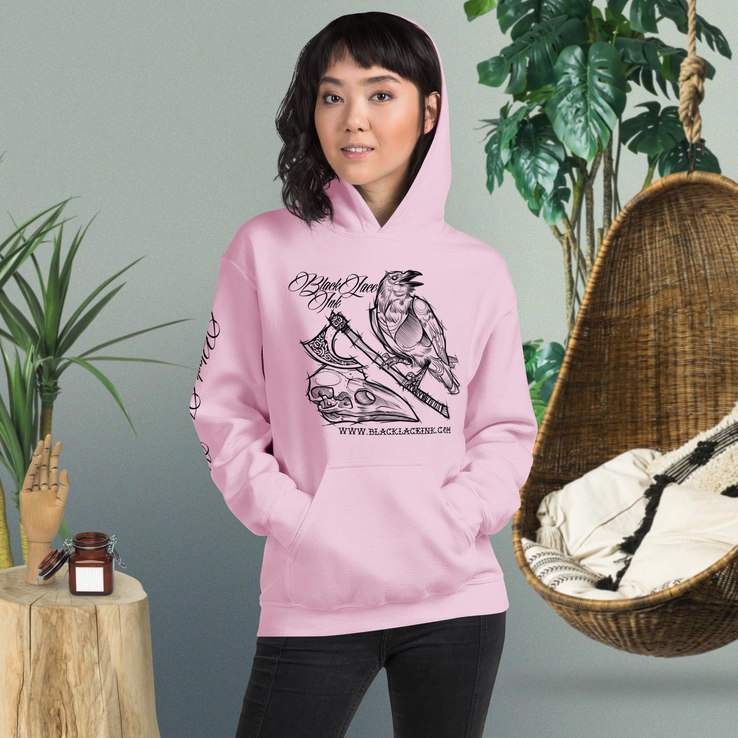Black Raven Hoodie