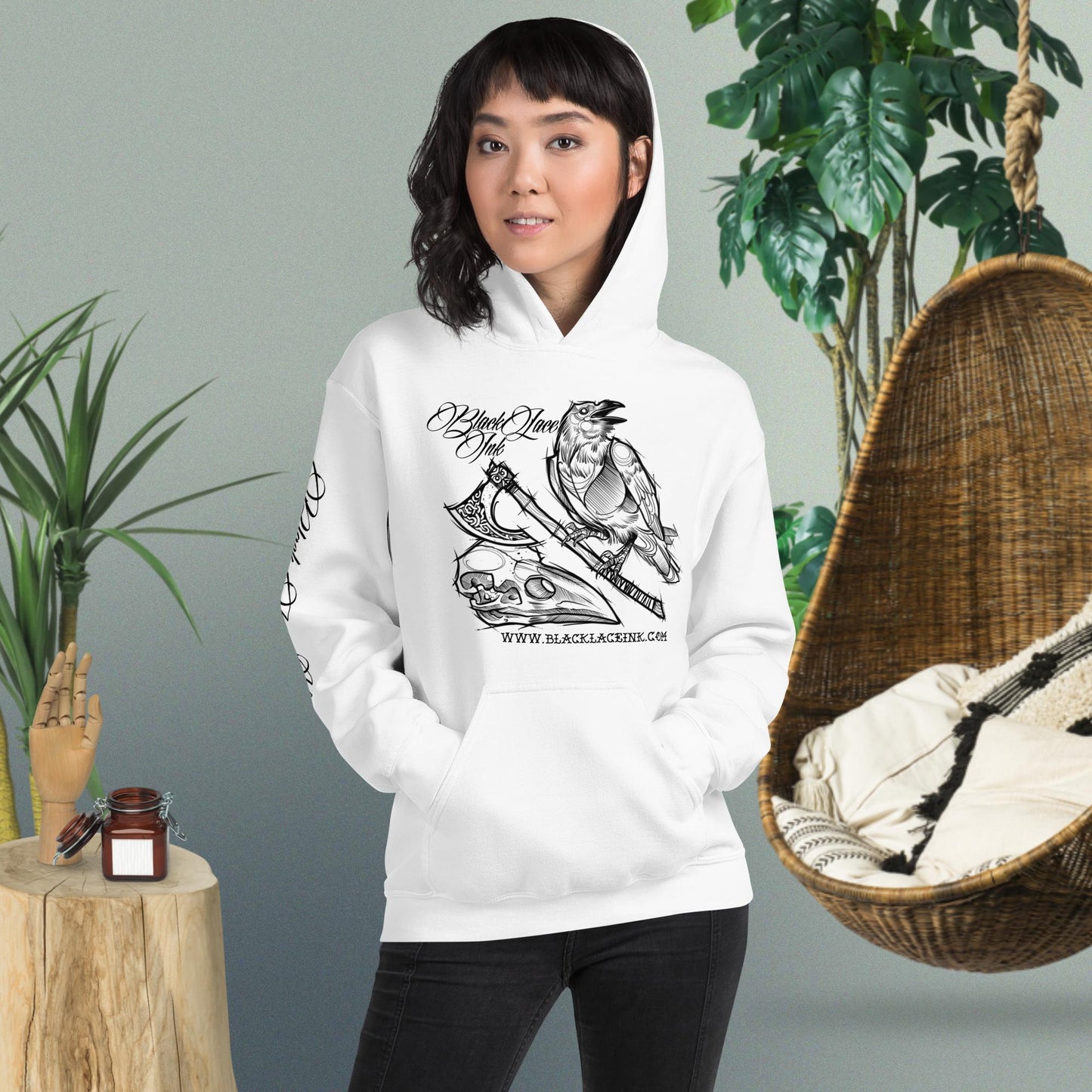 Black Raven Hoodie